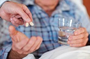 Assunzione di compresse per la prostatite